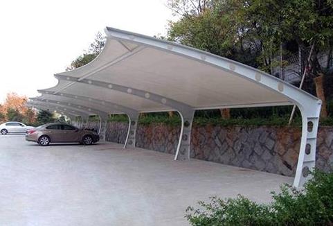 `关于膜结构停车棚的款式介绍`