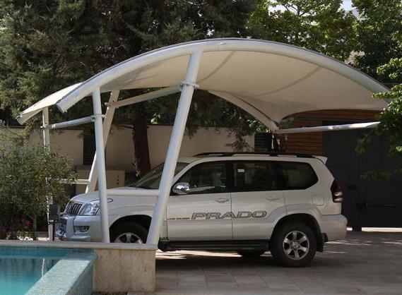 `膜结构小车棚的尺寸`