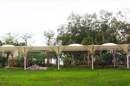 `膜结构雨棚制作流程`