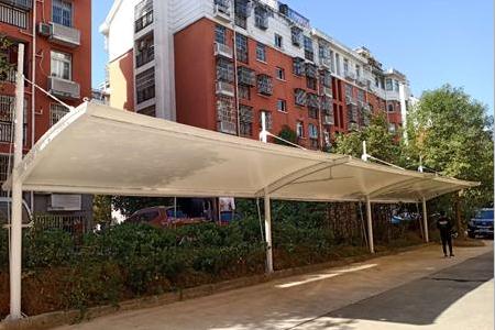 `膜结构停车棚什么价格？`