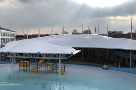 `球场顶棚膜结构造价`