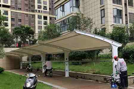 `小区膜结构停车棚定制安装`