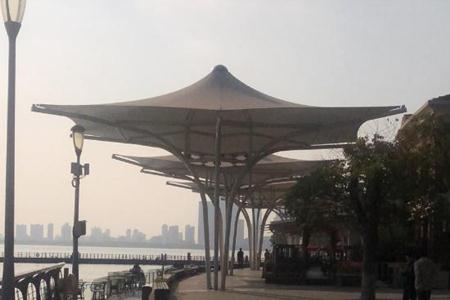 `膜结构景观雨棚效果怎么样？`