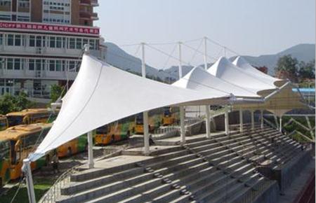 `索膜结构雨棚车棚介绍`