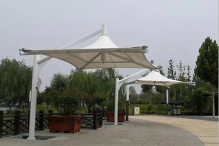 `公园膜结构伞棚介绍`