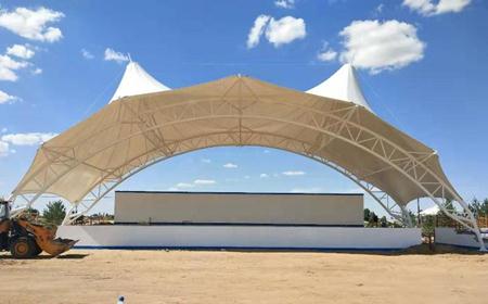 `膜结构体育看台棚保养`