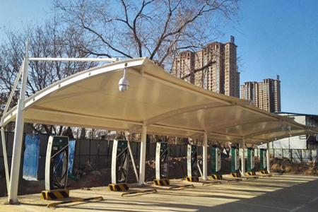 `小区膜结构充电棚产品`