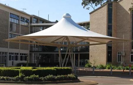 `广场膜结构观光伞介绍`