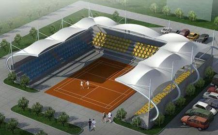 `体育场膜结构雨棚介绍`