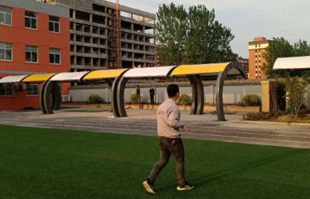 `膜结构过道棚造型`