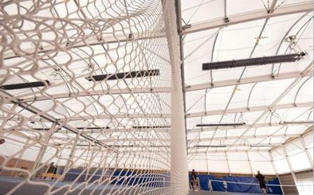 `网球场膜结构棚尺寸`