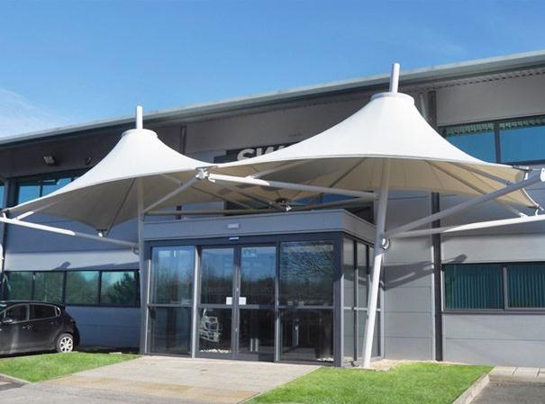 `景观膜结构雨棚材料性能`